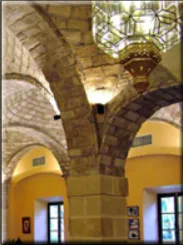 Detalle de luminaria artesanal